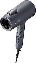 Panasonic EH-NE7N-H Ionity Double Mineral & Negative Ion Dryer, Quick Drying, Large Airflow, Dark Gray