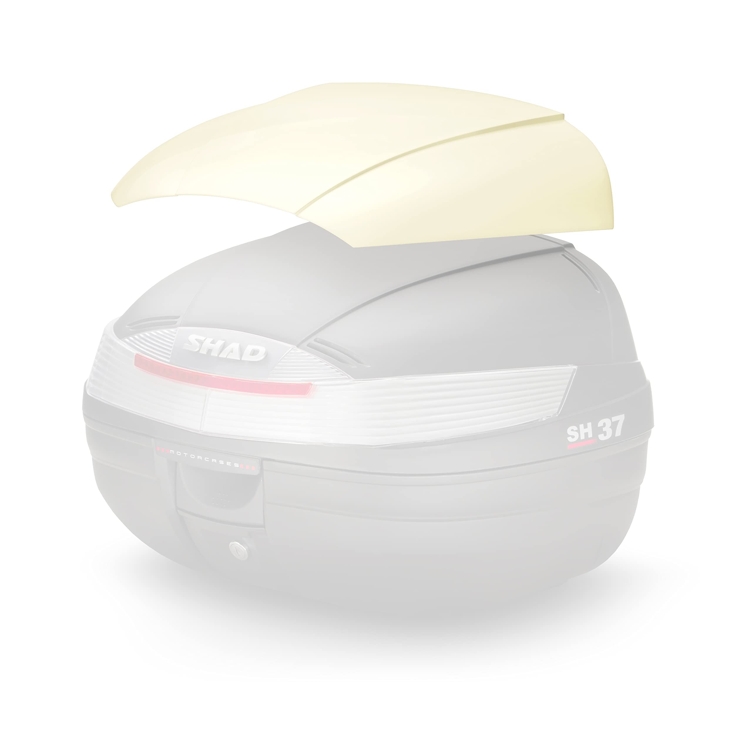 Baúl SHAD SH37 con capacidad de 37L para guardar un casco integral 2