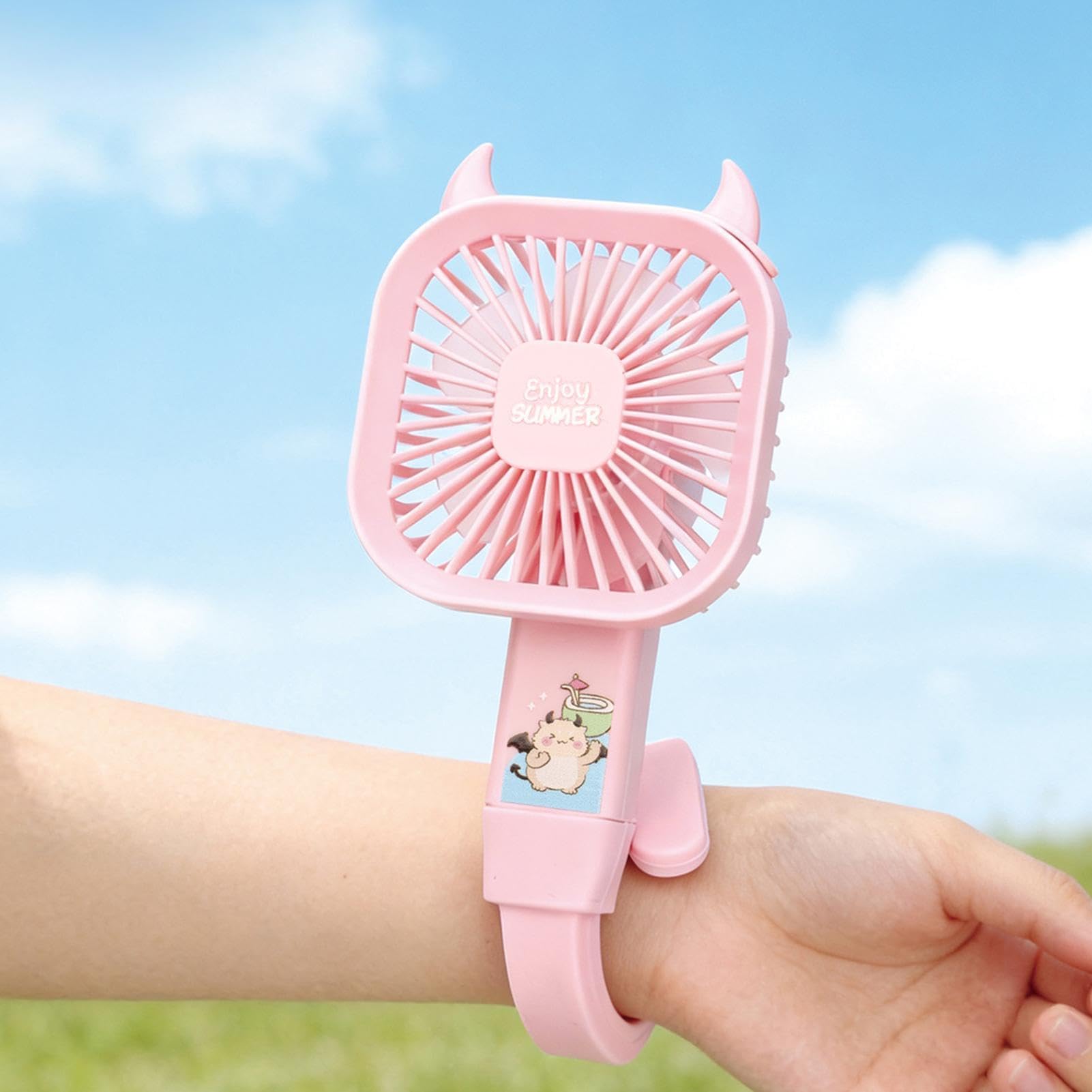 Ventilatore Portatile per Passeggini Dispositivo Raffreddante Pieghevole in | Ventilatore per Seggiolino Auto Bambino Per Seggiolini Auto Biciclette Monopattini