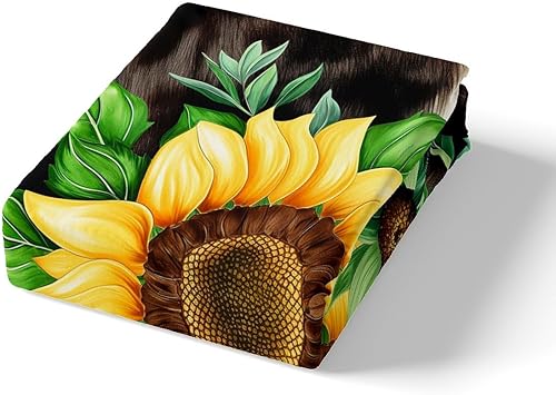 Miniatura 10 de Juego de funda de edredón de Acción de Gracias de tamaño matrimonial, accesorios de girasol, decoraciones de otoño para el hogar, funda de edredón