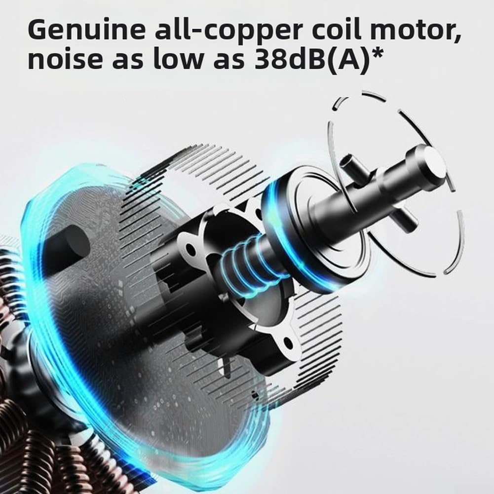 Extracteur d'air Silencieux 12 Pouces avec Clapet Anti-retour pour Salle de Bain - Ventilateur de Plafond ABS 110 CFM Économe en Énergie(12IN-B)