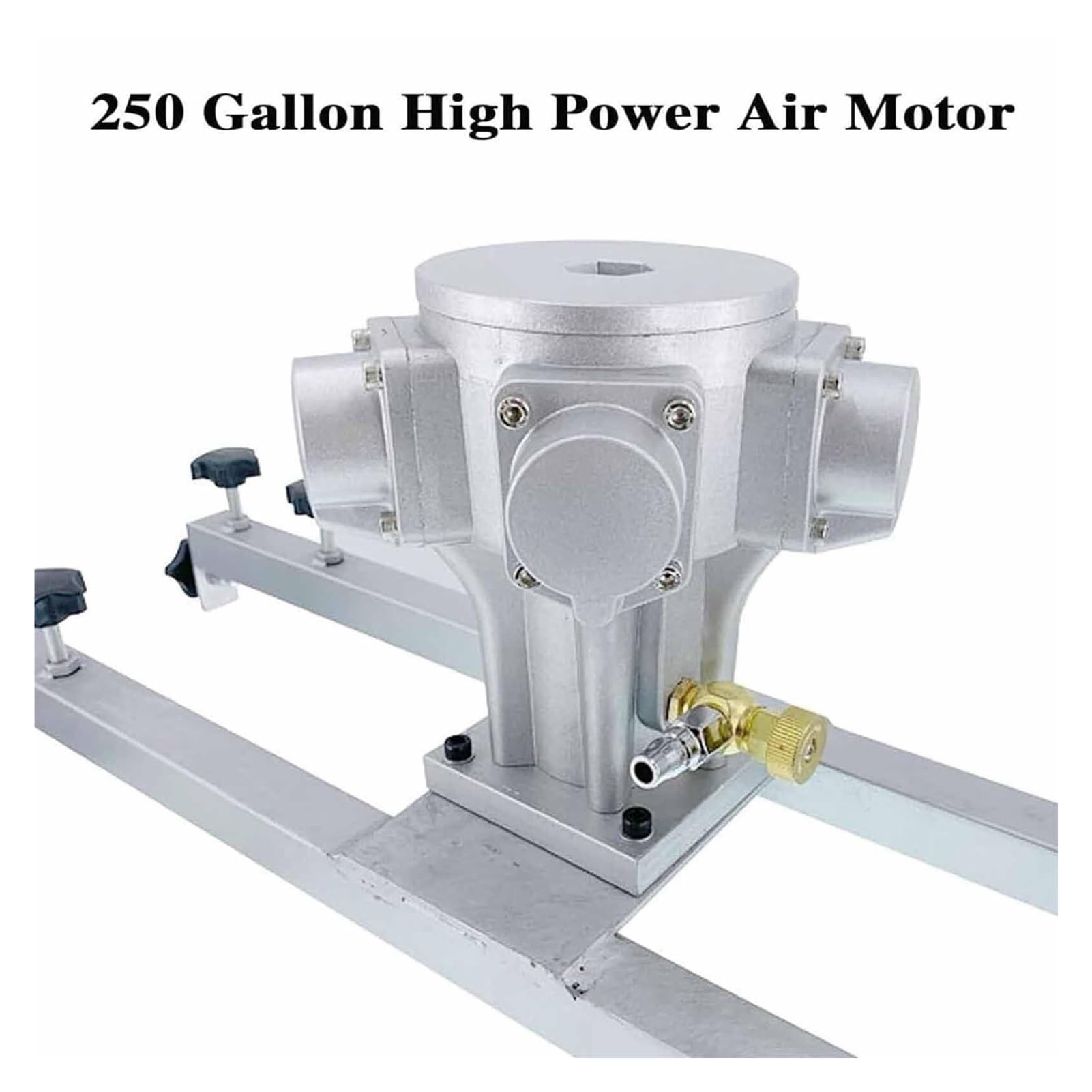 Mezclador neumático de Pintura con agitador de Aire, Mezclador neumático de Pintura, máquina mezcladora de Pintura de 3/4 HP con Soporte y hélice Plegable para Motor.