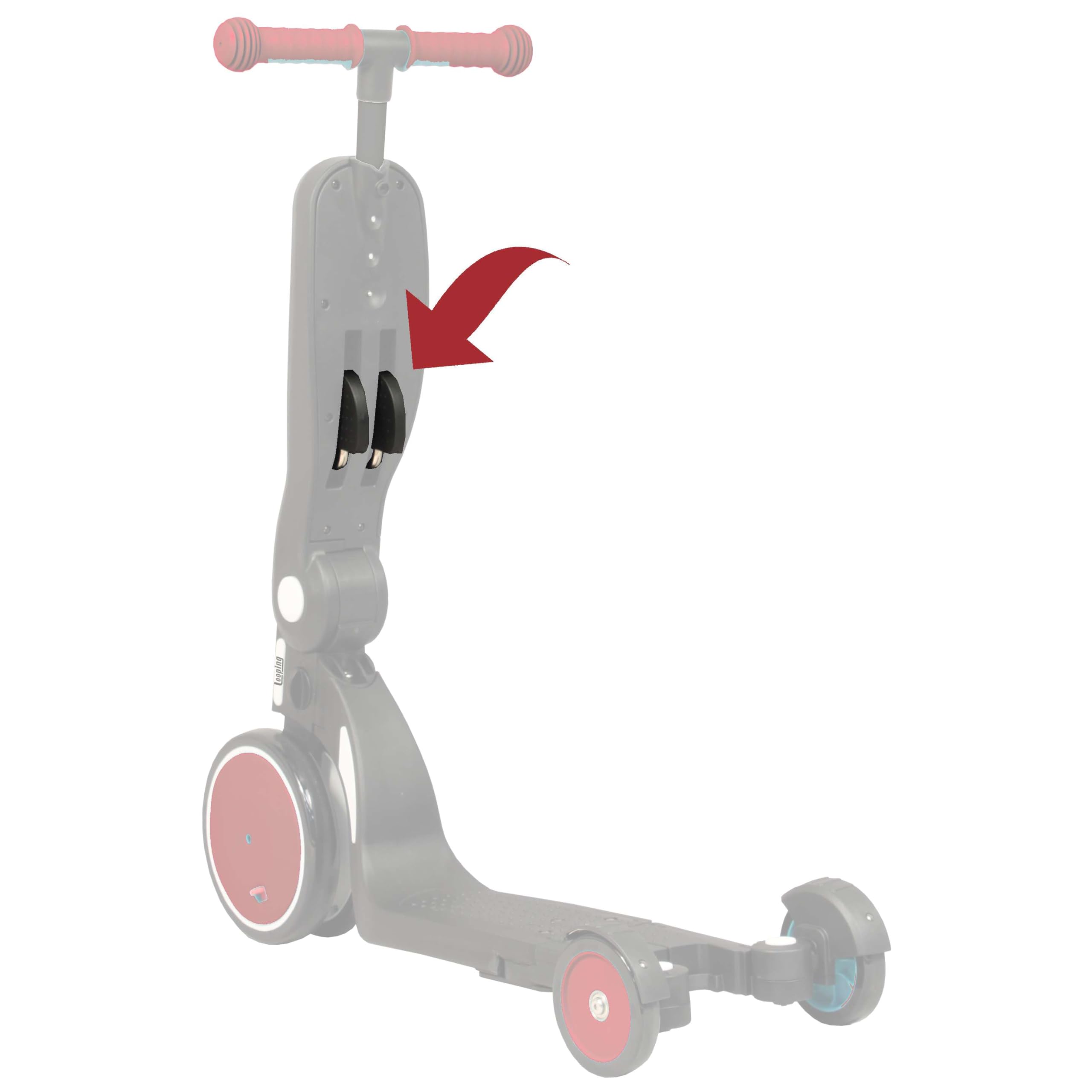 Looping SCOOTIZZ | Draisienne Escalable 5 en 1 con Barra de dirección | Triciclo para bebé | Bicicleta sin Pedales | Patinete de 3 Ruedas y 2 Ruedas | Pedales extraíbles | Desde 12 Meses hasta 6 años