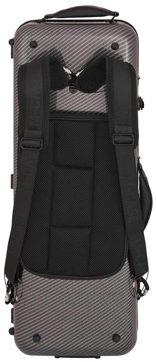 Custodia per Viola Fiberglass 38-43 Oblong special nero M-case + borsa musicale