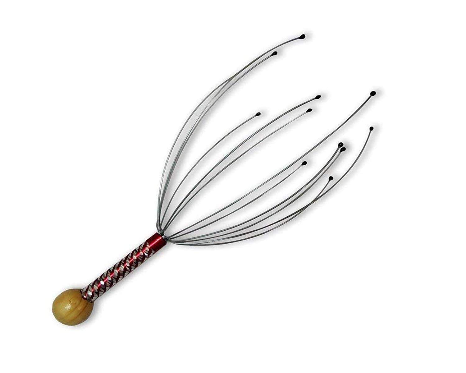 RAVIRANDAL Scalp Massage Machine Head Massager Scalp Scratcher 12 Fingers Head Scratcher For Head Massage Body Relaxing Hair Massage (Pack of 1)