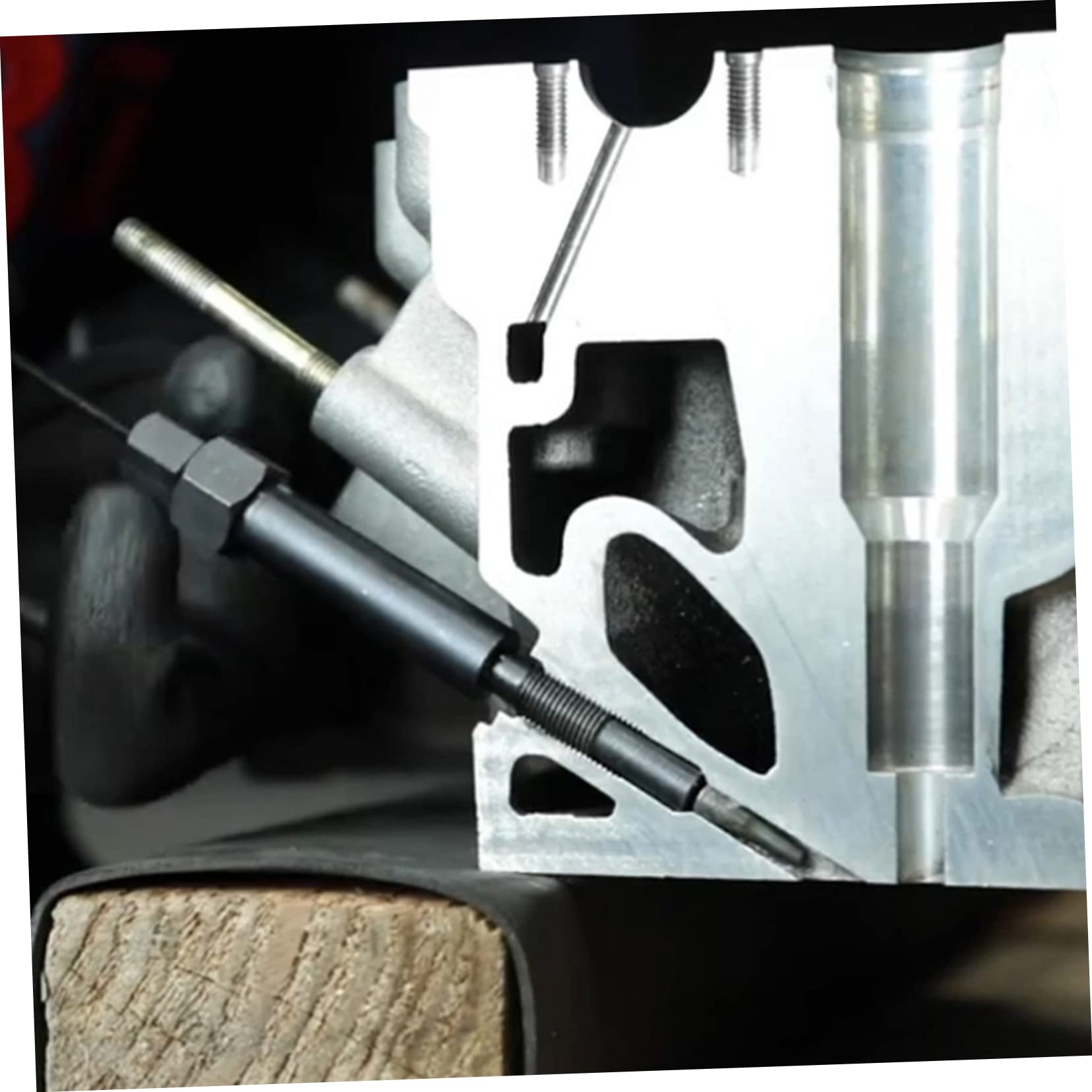 Gatuida Outil De Retrait De Bougie De Préchauffage Kit pour Voiture Usage Auto Extraction Électrode Hiver Réparation Automobile