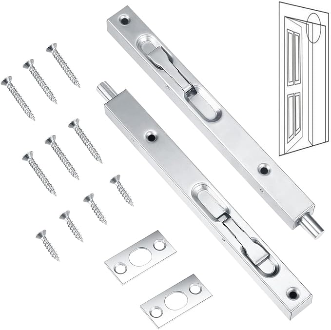 2 Chiusure Magnetiche A Rullo Per Porte Nascoste - Acciaio Inox Per Mobili Cucina, Camera E Bagno (9x2 Cm) - Foto 5