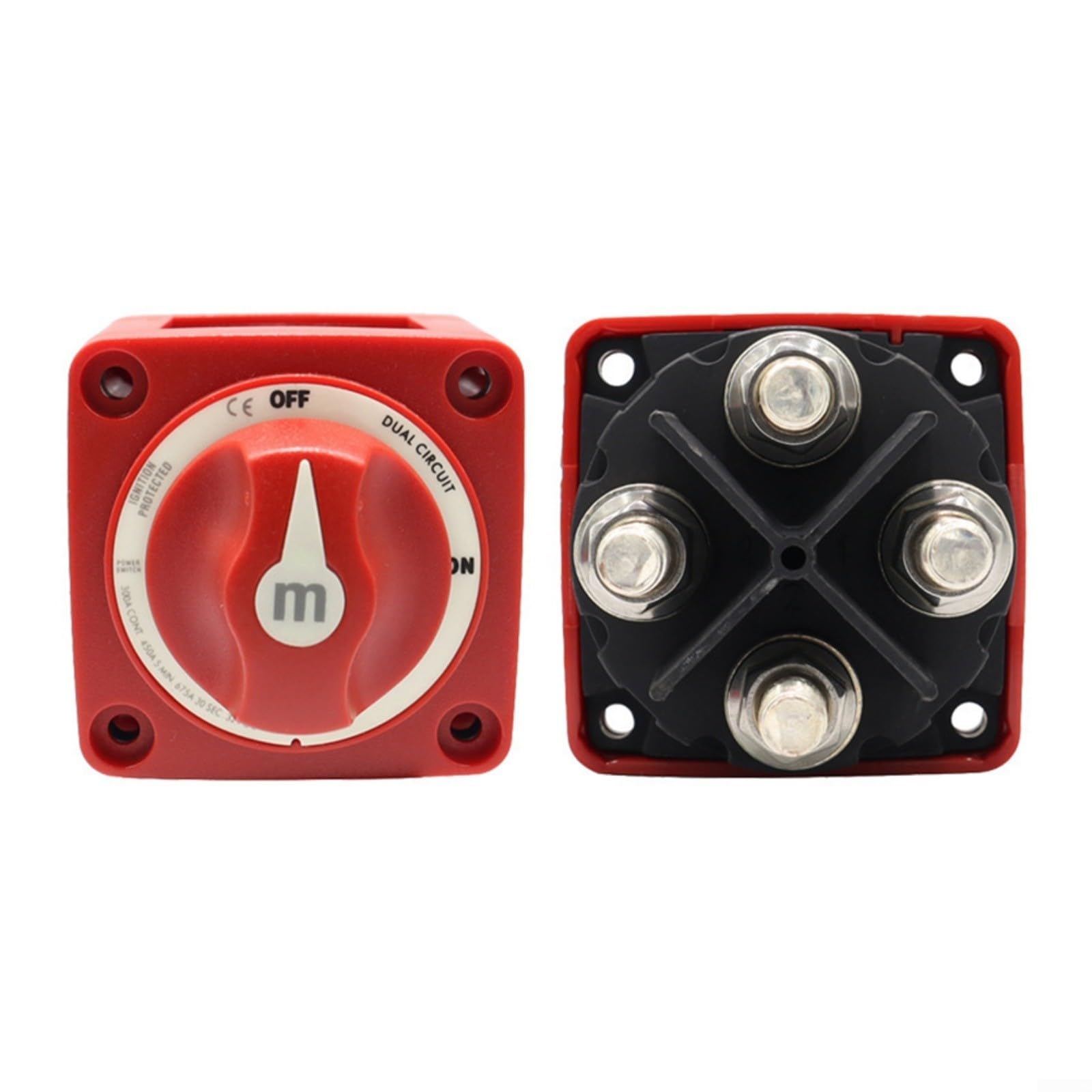 EffiFish Blue Sea Systems Switch, Marine Isolator Switch 48V 100A-300A,Heavy Duty Circuit Breaker With 2 3 4 Position For Boat Power Distribution System(Dual Circuit)