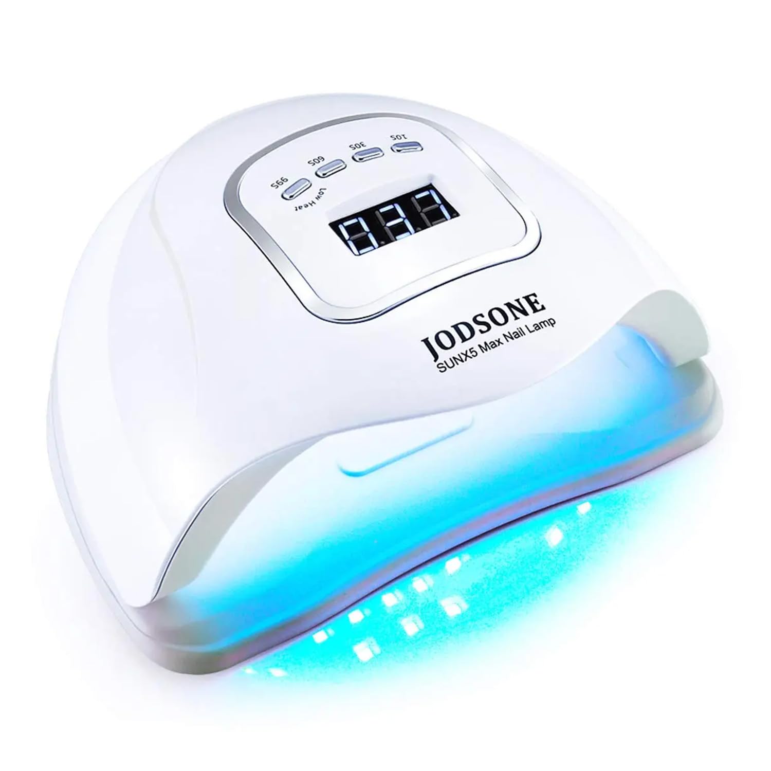 JODSONE UV LED Nail Lamp 150W, Nail Dryer for Gel Polish, Gel Nail Lamp with 45 Light Beads, Led Nail Light for Gel Nails with Automatic Sensor & 4 Timers…JODSONE UV LED Nail Lamp 150W, Nail Dryer for Gel P…