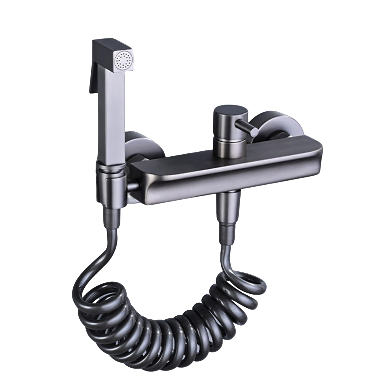 Yjyjy Grey Wall Mounted Toilet Sprayer Handheld Bidet Sprayer For Toilet Portable For Personal Hygiene