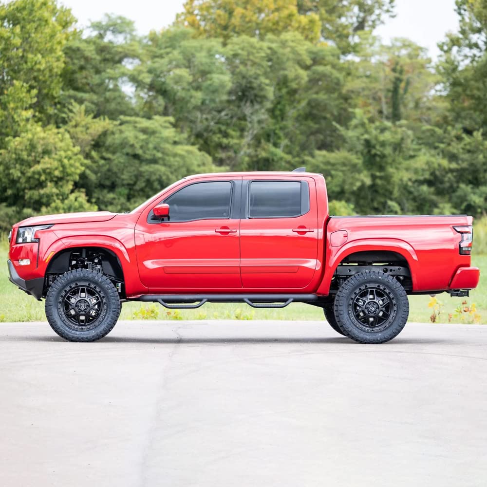 Inc. FE2-FRON22-CC Finished End Body Side Molding Compatible with Nissan Frontier - Matte Black (MB)