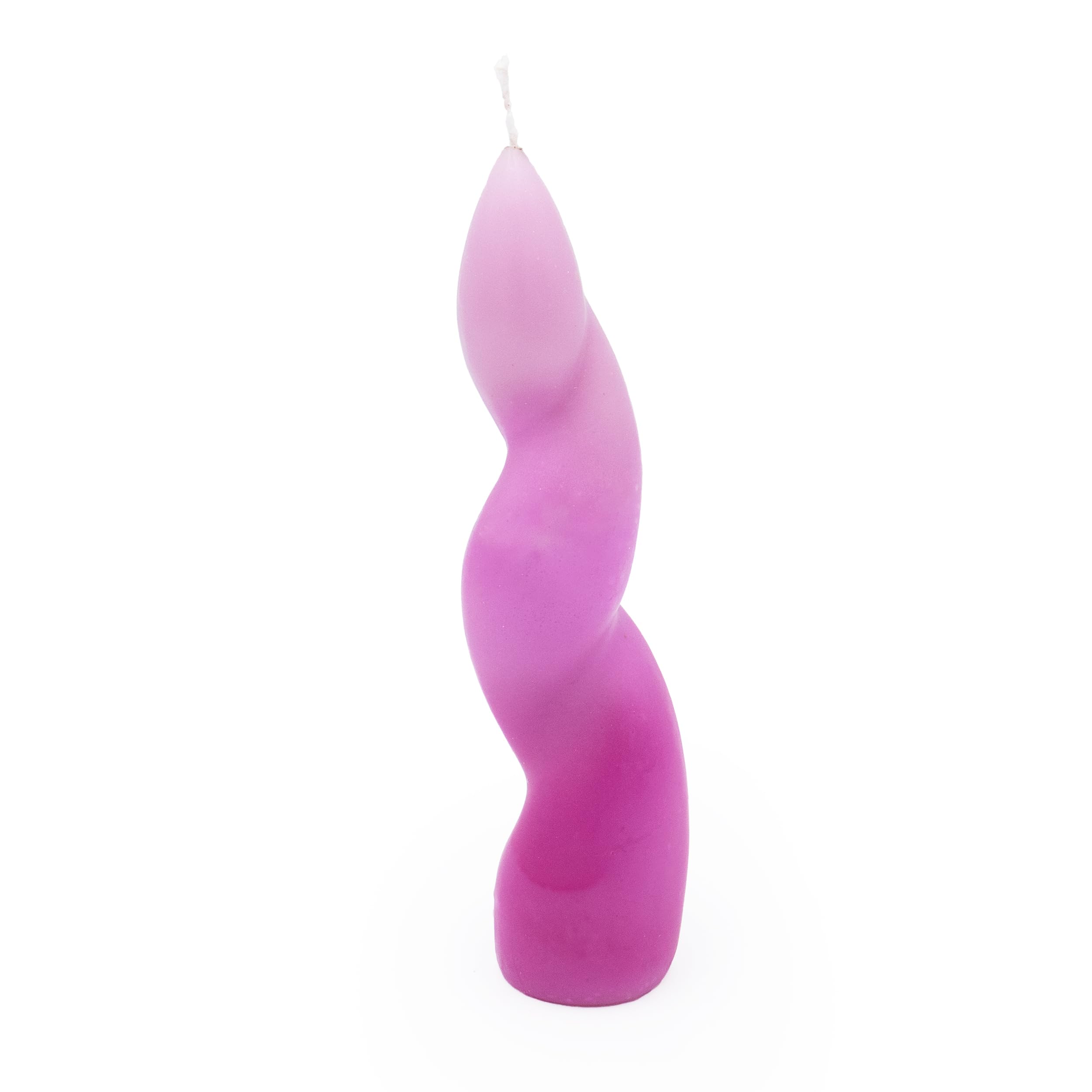 Twisted Design Table Candle in Gift Box