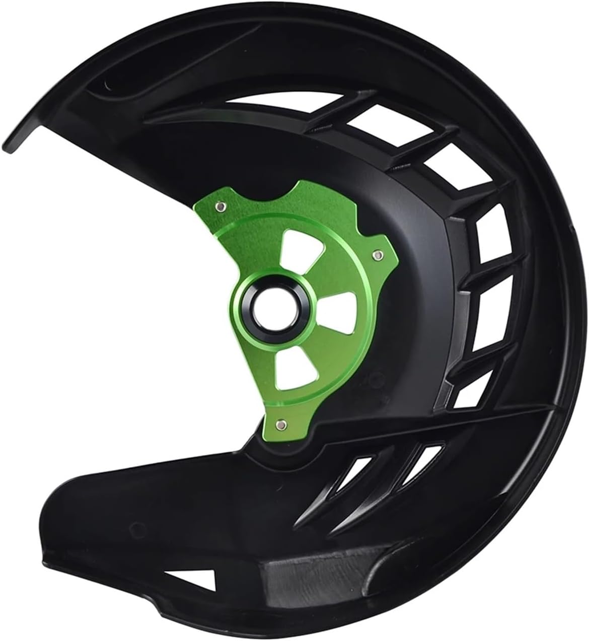 Motorcycle Front Brake Disc Guard Protector Compatible with KX125 KX250 06-08 KX250F 06-19 KX450F 06-18 KLX450R 06-18 KXF 250 450(Color:Green)