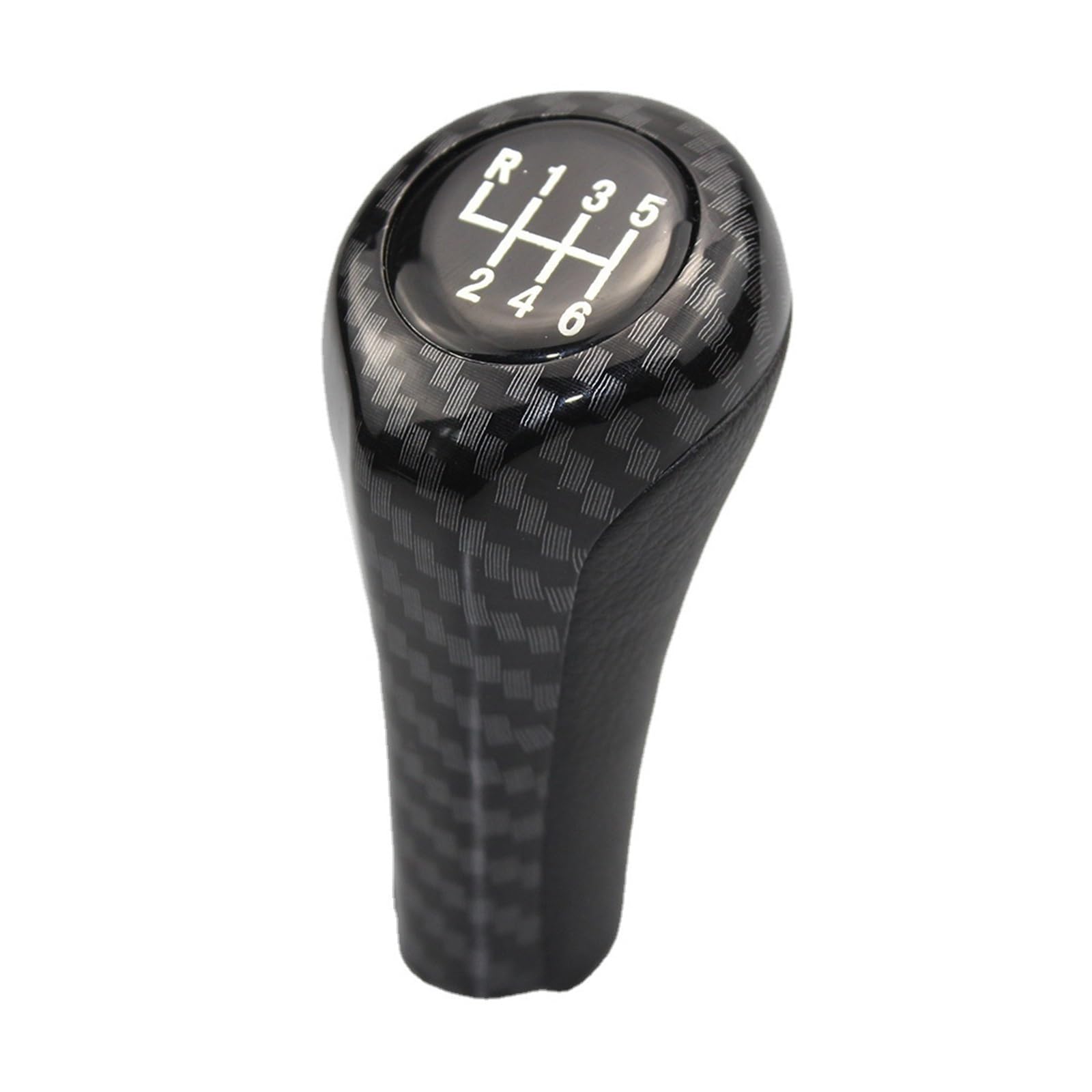 UIFCOG Gear Shifter Knob for BMW for 1 Series E81 E82 E87 E88 F20 Manual Car Gear Shifting Handball Interior Decorate(for 6 Speed)