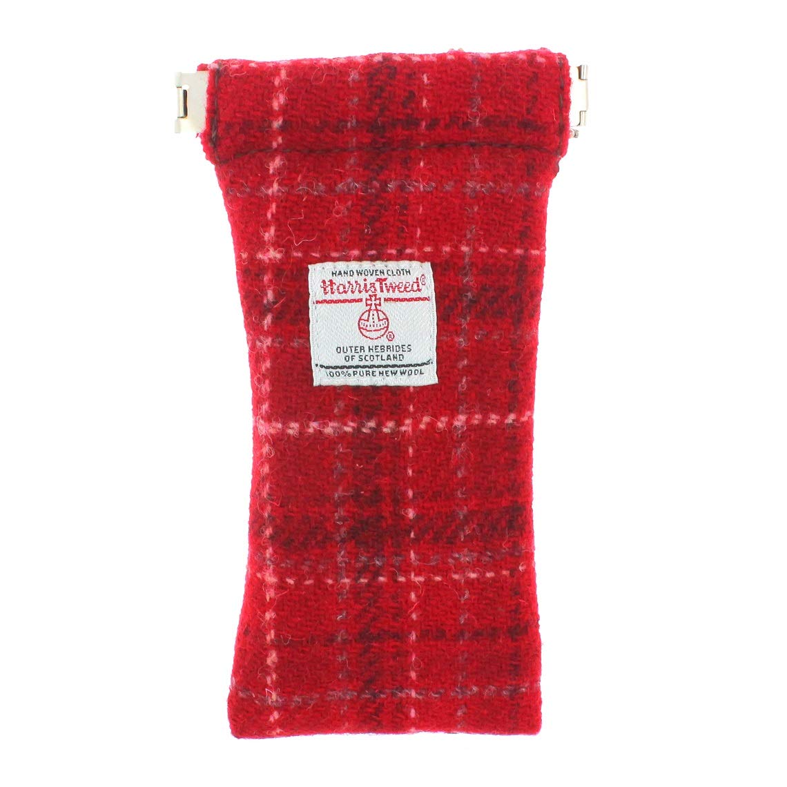 Glen Appin Harris Tweed Glasses Case (Colour 102 Red Check)