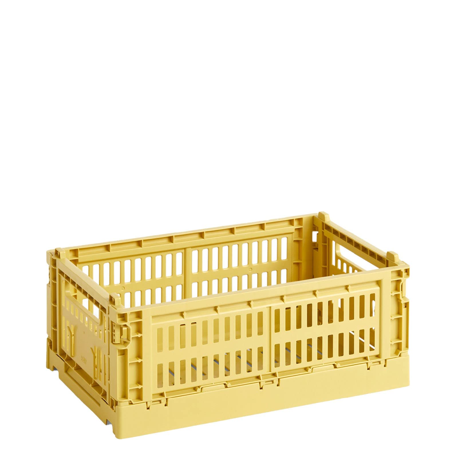 Hay Yellow - Basket Colour Crate - Recycled Polypropylene - Designer Studio
