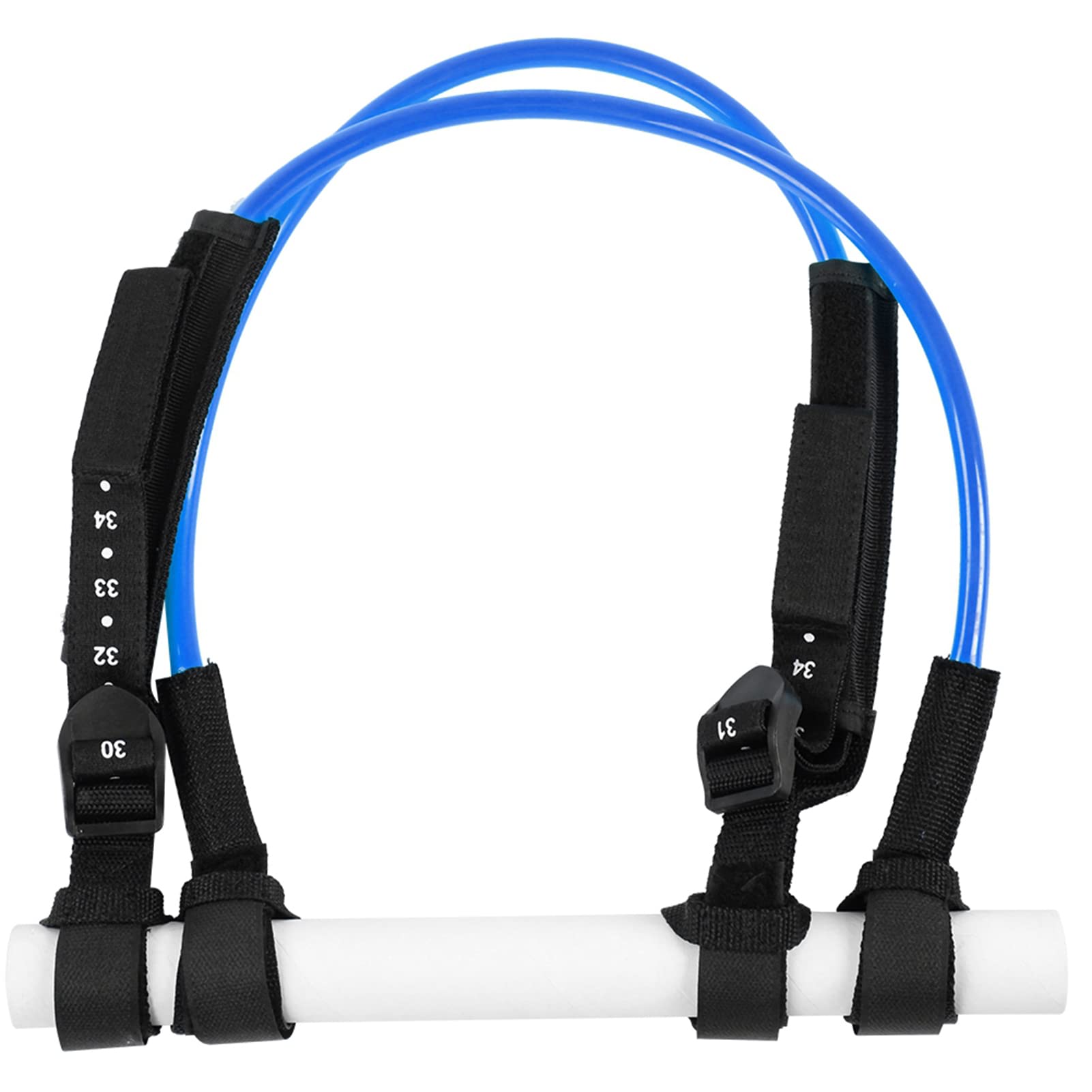 Verstellbare Schwarze Sicherheits-Windsurf-Geschirrleine für Surfer-Sicherheit, TPU-Material, 2 Stück