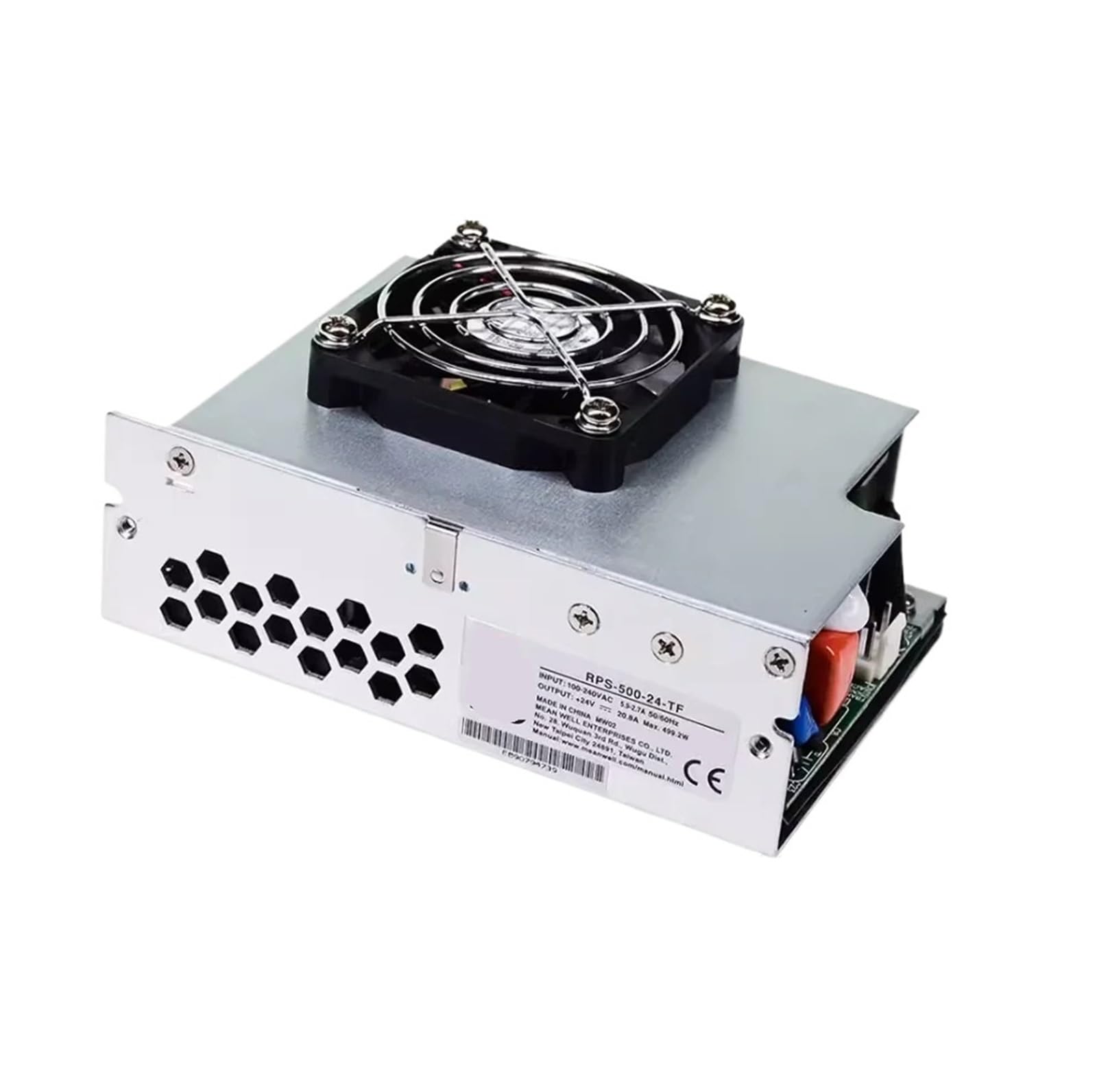 Alimentation RPS-500-18-TF 500W pour intégration en armoire électrique étroite