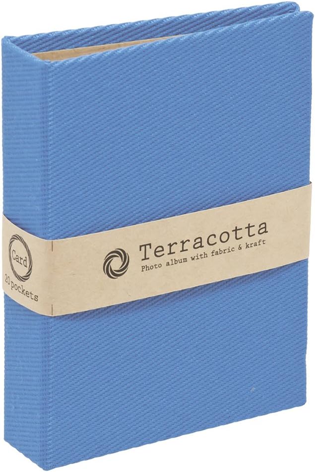 Nakabayashi Terracotta 20 Pockets Fujifilm Instax Mini Photo Album Blue