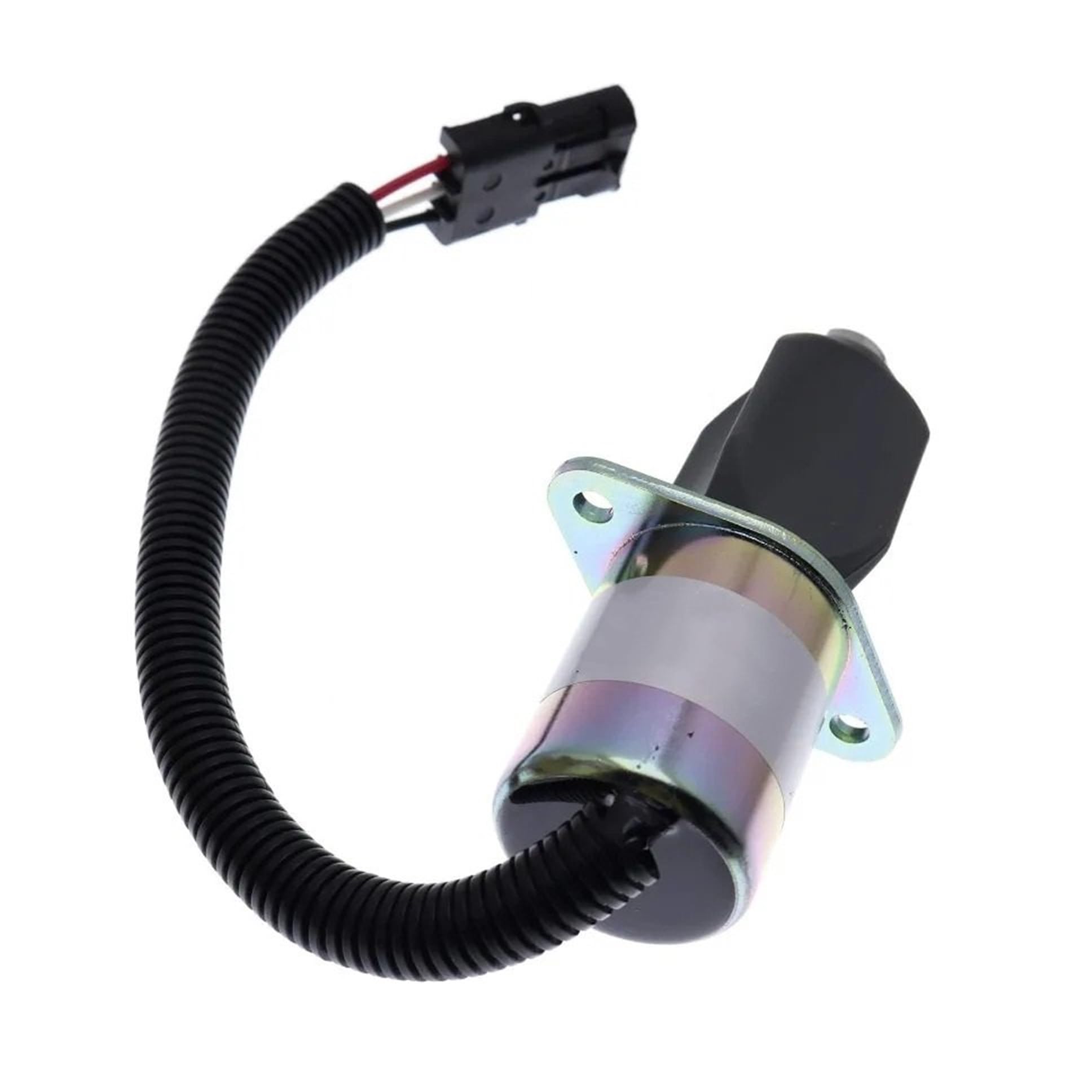 Automotive Solenoid Valve Fit for Kubota Fuel Shut Down Solenoid for 76B 6BT 5.9L 8.3L Fuel Shut Down Solenoid 3934171