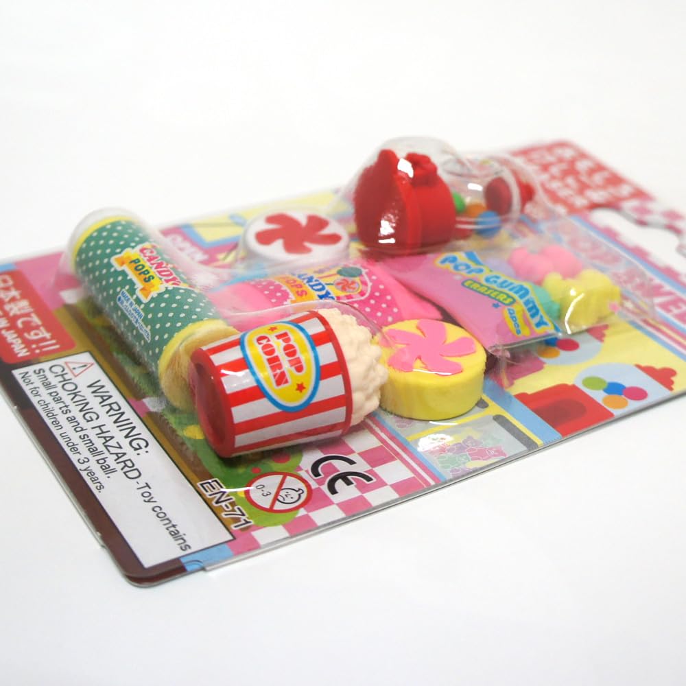 Amazon | おもしろけしごむ ポップスイーツ 1個 消しゴム 知育玩具