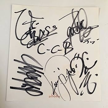Amazon.co.jp: CCB 直筆サイン シーシービー グッズ C-C-B 渡辺