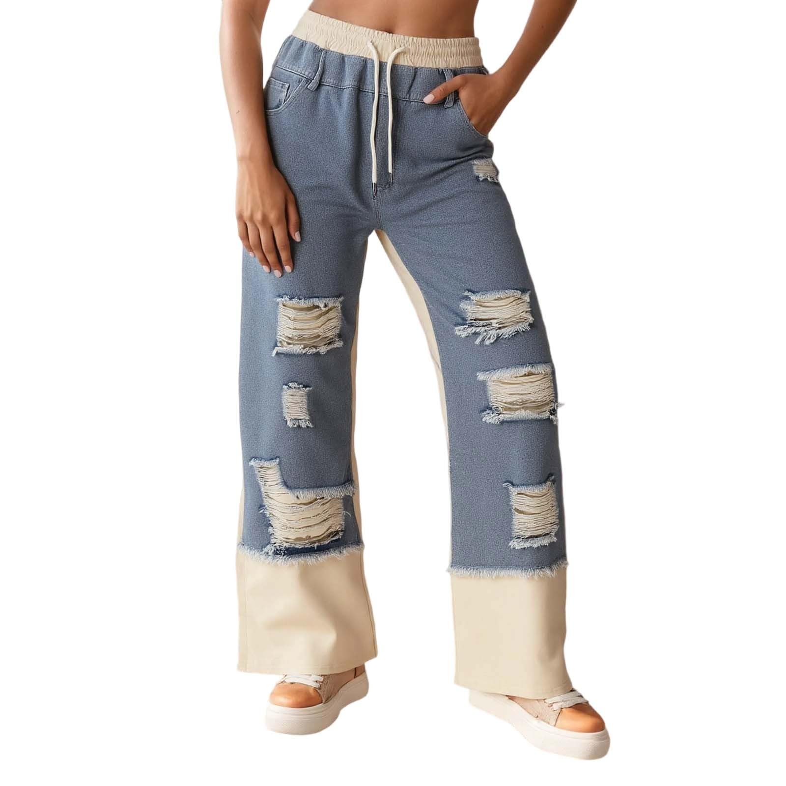 Pantalones vaqueros holgados rectos estilo hip hop y ropa de calle retro 8