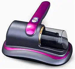 Aspirador De Pó Anti Acáro Luz UV Para Cama Sofá Sem Fio De Última Geração Elimina Ácaros E Pelos Bateria USB Silencioso Limpeza Profunda Portátil Eficiente, Utibom®