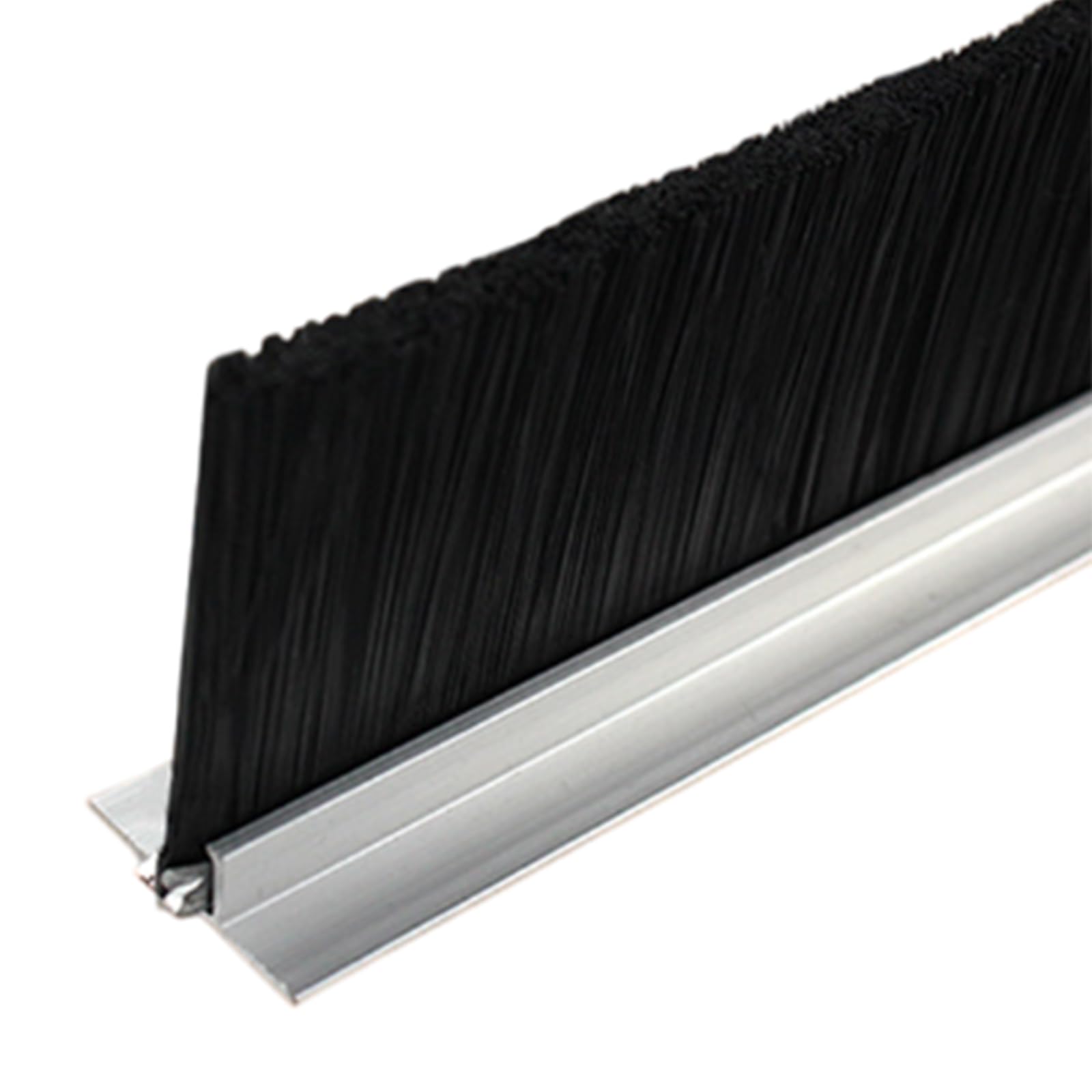 Szczotka do taśm ze stopu aluminium, szczotka do drzwi garażowych, aluminiowa uszczelka szczotkowa, szczotka do drzwi dolnych, pyłoszczelna, ochrona owadów, do domu