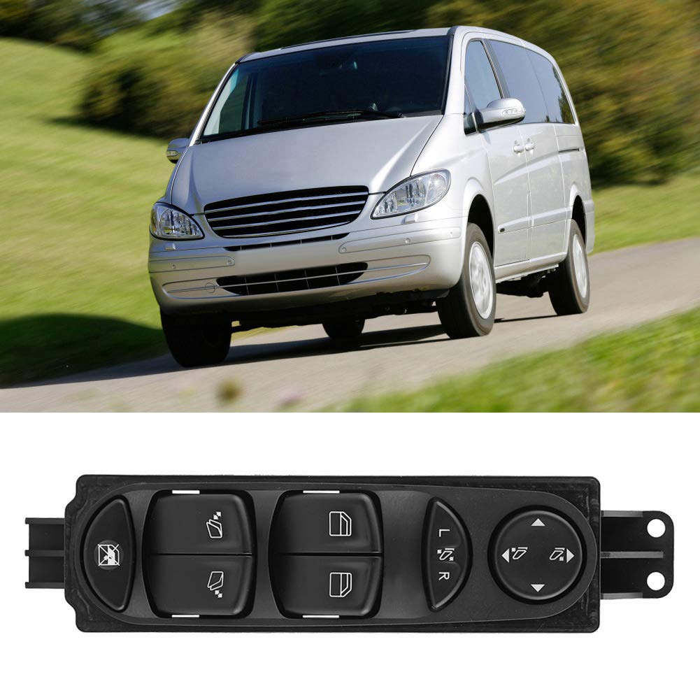 Interruptor regulador de ventana BOROCO Power Master para Mercedes Benz Viano Vito W639 A6395451313