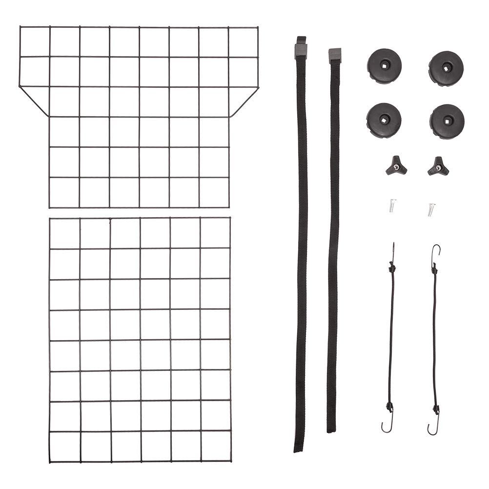 KOOLTAIL Dog Car Barrier - Front Seat Pet Vehicle Barriers Adjustable Steel,Safety Guaranteed Dogs and Passengers for Carsï¼†SUV's, for Small and Medium Dogs