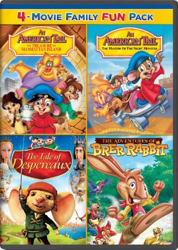 An American Tail: The Treasure of Manhattan Island / An American Tail: The Mystery of the Night Monster / The Tale of Despereaux / The Adventures of Brer Rabbit Family Fun Pack by Dom DeLuise