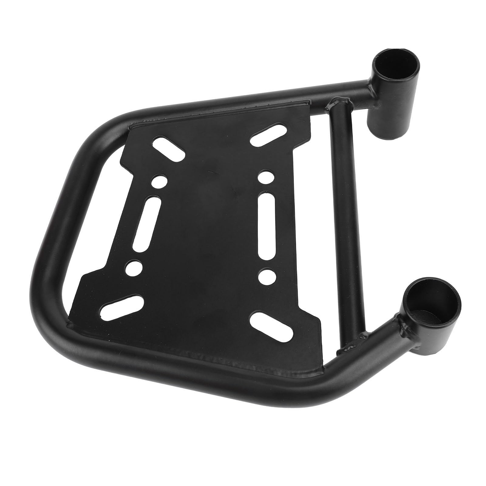 POENVFPO Bastidores de Soporte para Alforjas Soporte para Bolsa Lateral de Hierro Tubo de 17 Mm Anodizado Duro Negro Almacenamiento Adicional Fácil Instalación para Eliminator 400 450 500 SE 2023
