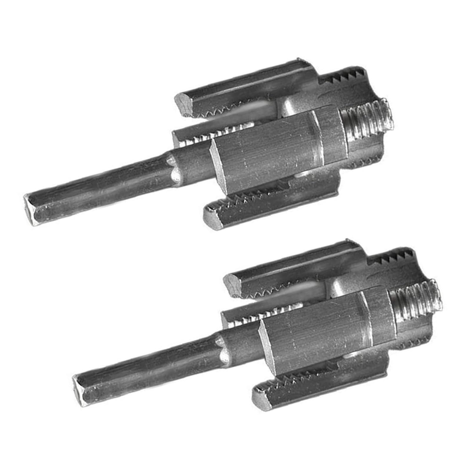 2Pieces Internal and External Water Pipe Threader Cutter Tool for 1/2" 3/4" PVC Pipe Plumbing Drilling Threading Threading Tool for