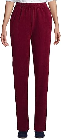 Petite corduroy pants elastic waist Clearance