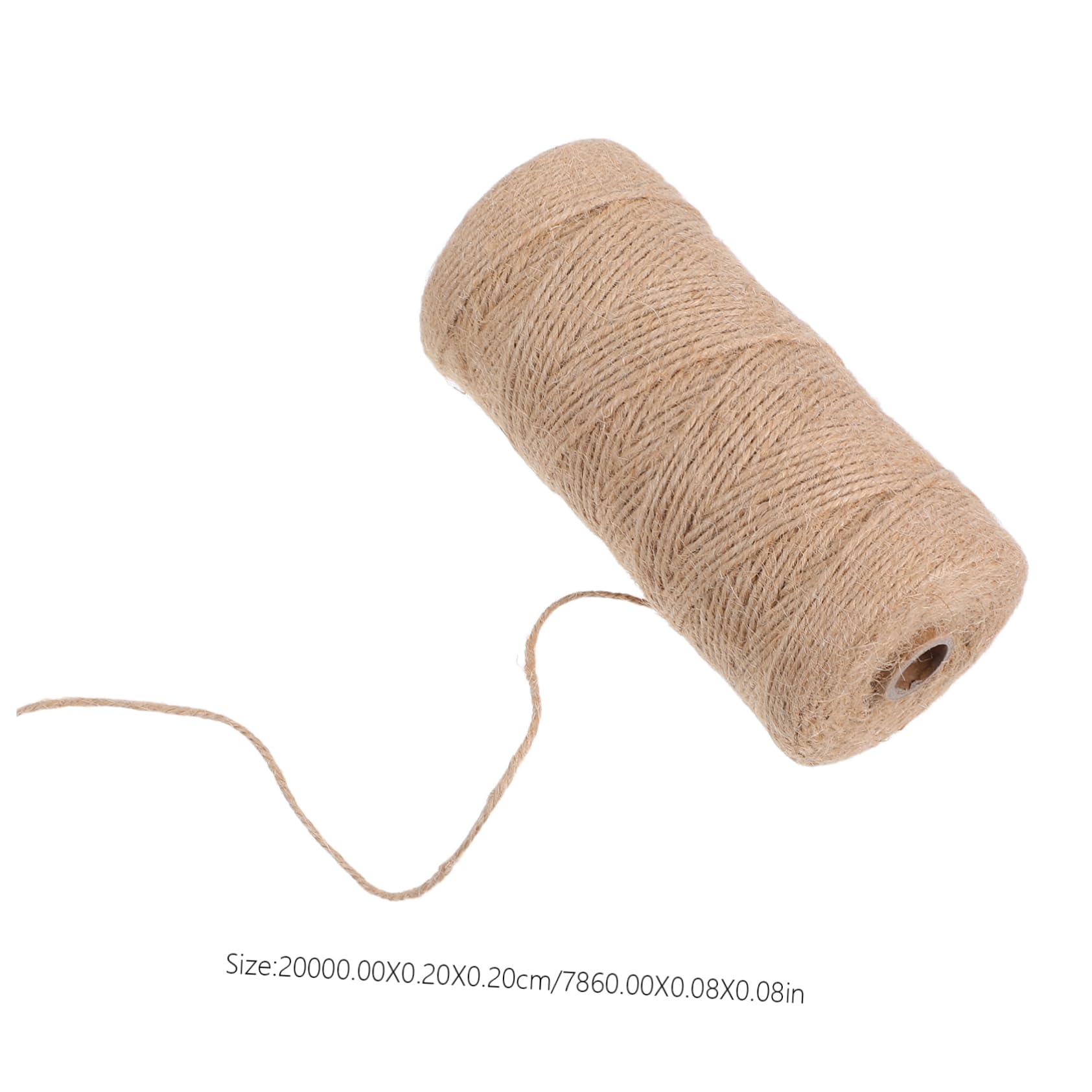 ARTIBETTER 1 Roll Natural Jute Twine String Garden Twine for Crafts Wrapping Packing Holiday Decorations Wedding Decor Material
