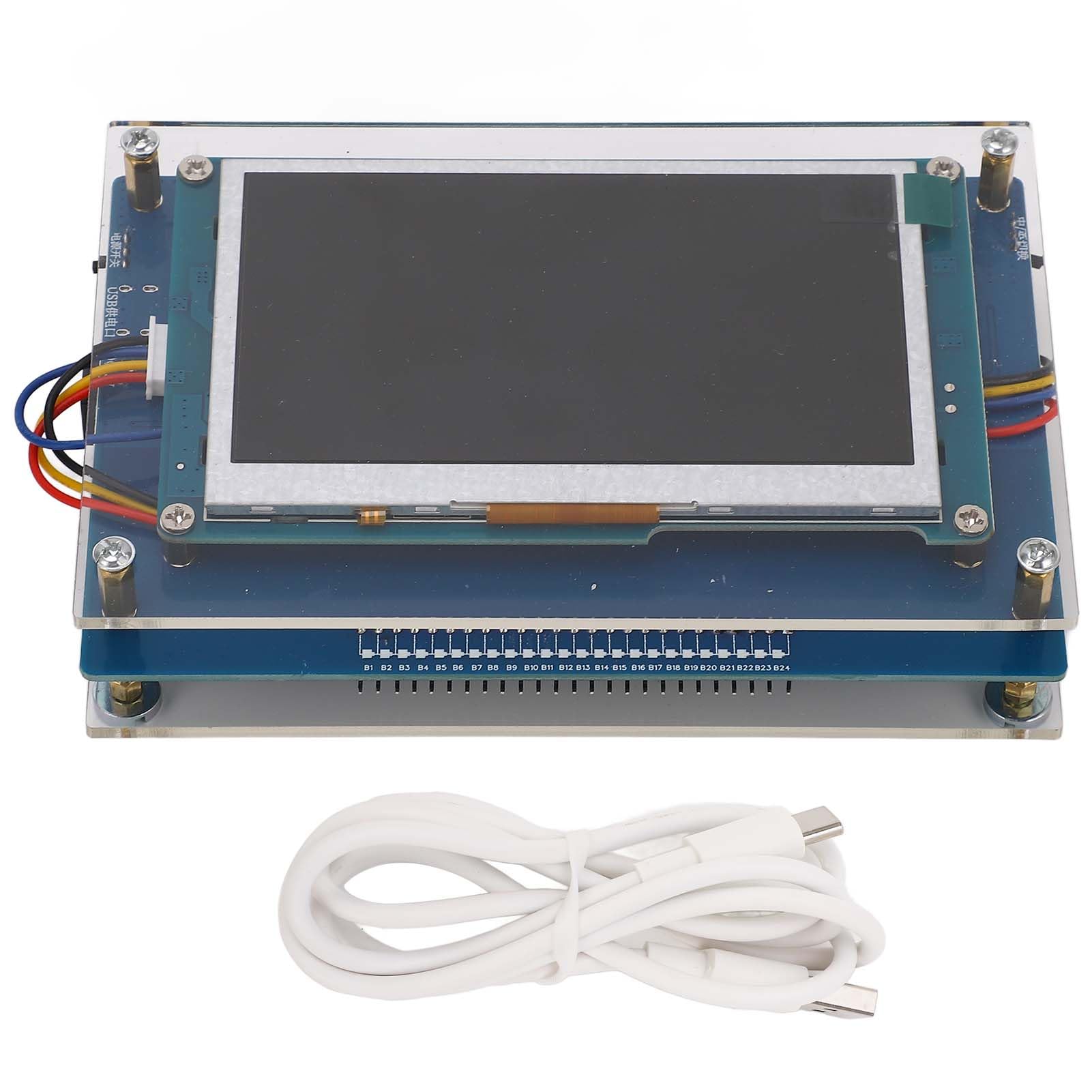 Probador de voltaje de batería y batería, detector de probador de voltaje de batería, tarjeta de expansión de probador de 24 cuerdas para probar paquetes de 1 a 24S