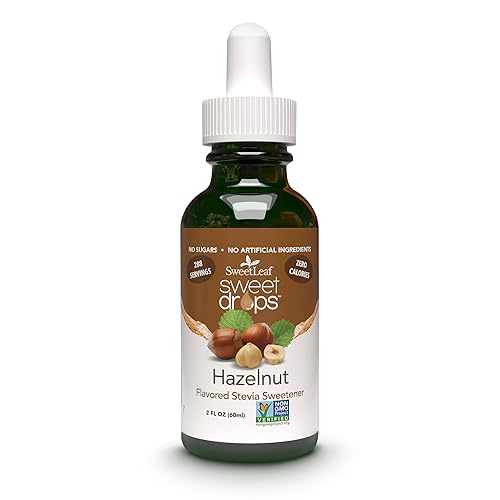 SweetLeaf Wisdom Naturals - Sabor líquido Stevia avellana 2 onzas