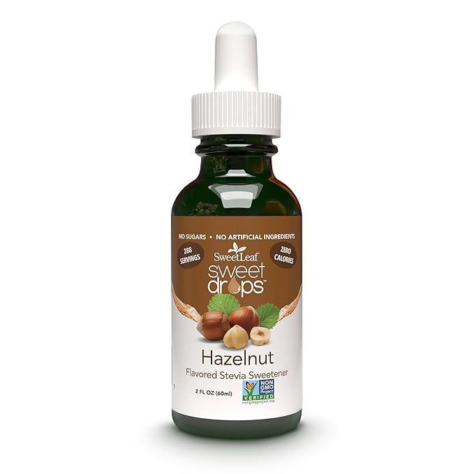 SweetLeaf Sweet Drops - Flavored Stevia Liquid Sweetener, Organic Stevia