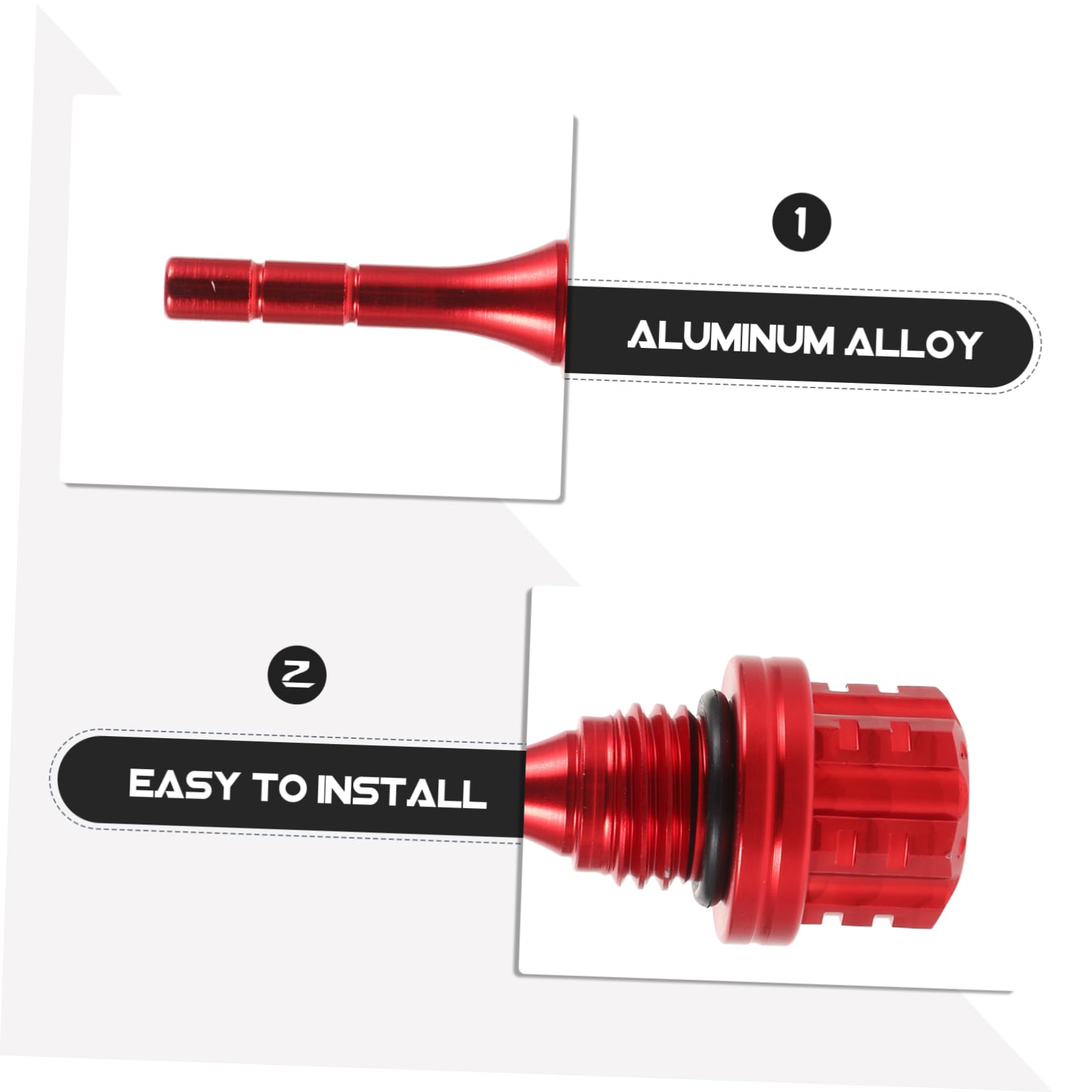 ULTECHNOVO 5piezas Medidor De Cnc Para Motocicleta Medición Precisa Instalación Sencilla y Diseño Práctico Compatible Con Motores De Fabricado Aleación De Aluminio