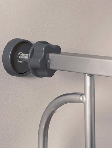 Miniatura 2 de Regalo Easy Step Extra Tall Walk Thru Baby Gate kit adicional incluye kit de extensión de 4 pulgadas paquete de 4 kit de montaje a presión y 4 kit