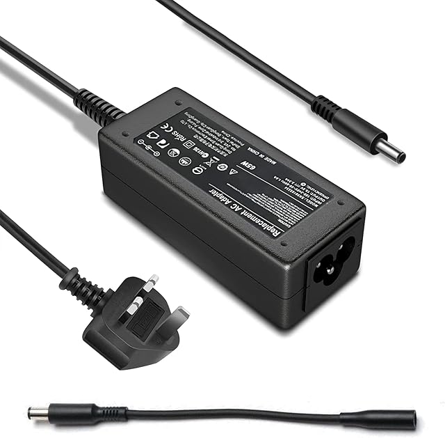19.5V3.34 65W 45W Laptop Charger Replacement for DELL Inspiron 13 15 17 3000 5000 7000 3505 3793 N5110 5559 5567 Latitude 3410 3420 3510 3520 E5470 7390 7490 XPS 13 15 LA65NS2-01 HA65NS5-00 AC Adapter