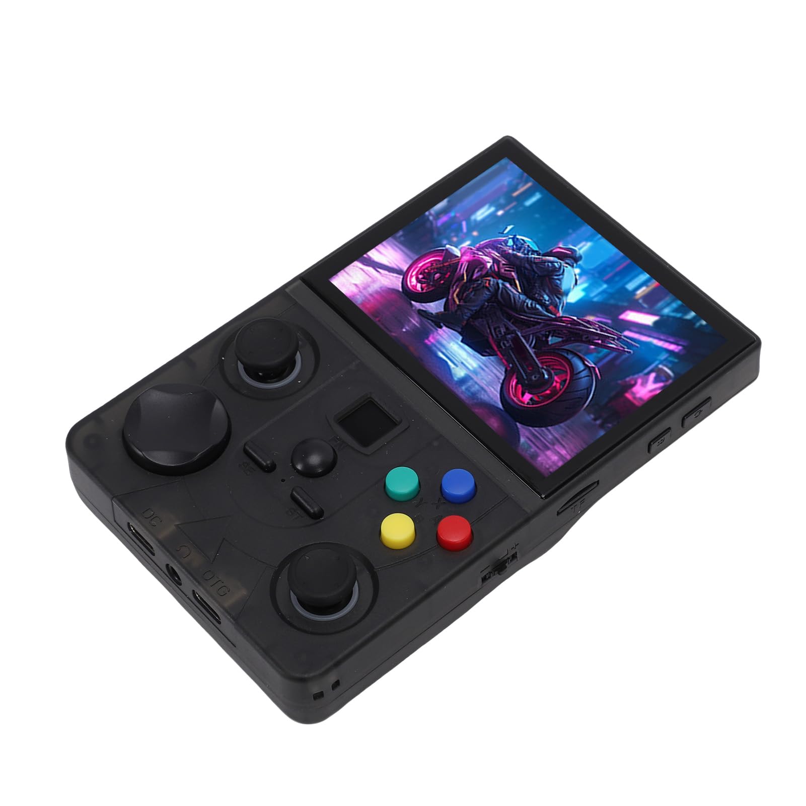 Console de Jeu Rétro Portable, Open Source, avec Double Joystick pour Jeux Multijoueurs, Matériau ABS (64G)