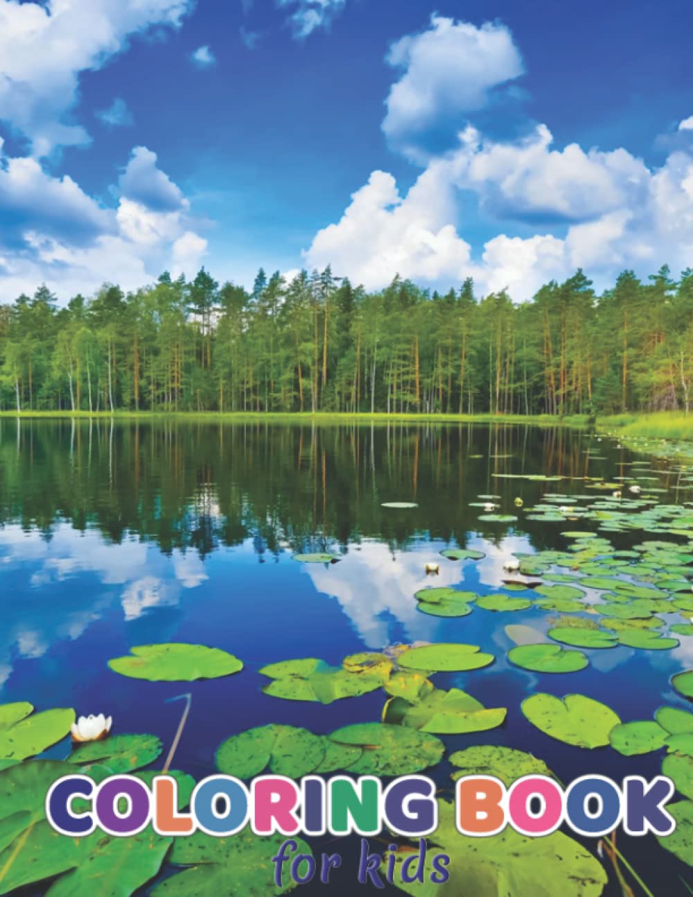 Kids Coloring Book with Coloring Pages of Mermaids, Fairies, Vampires, Dragons, for Ages 4-8 (Fantasy Coloring Books), ( Saimaa-Lake-In-Finland Colouring Book Kids )