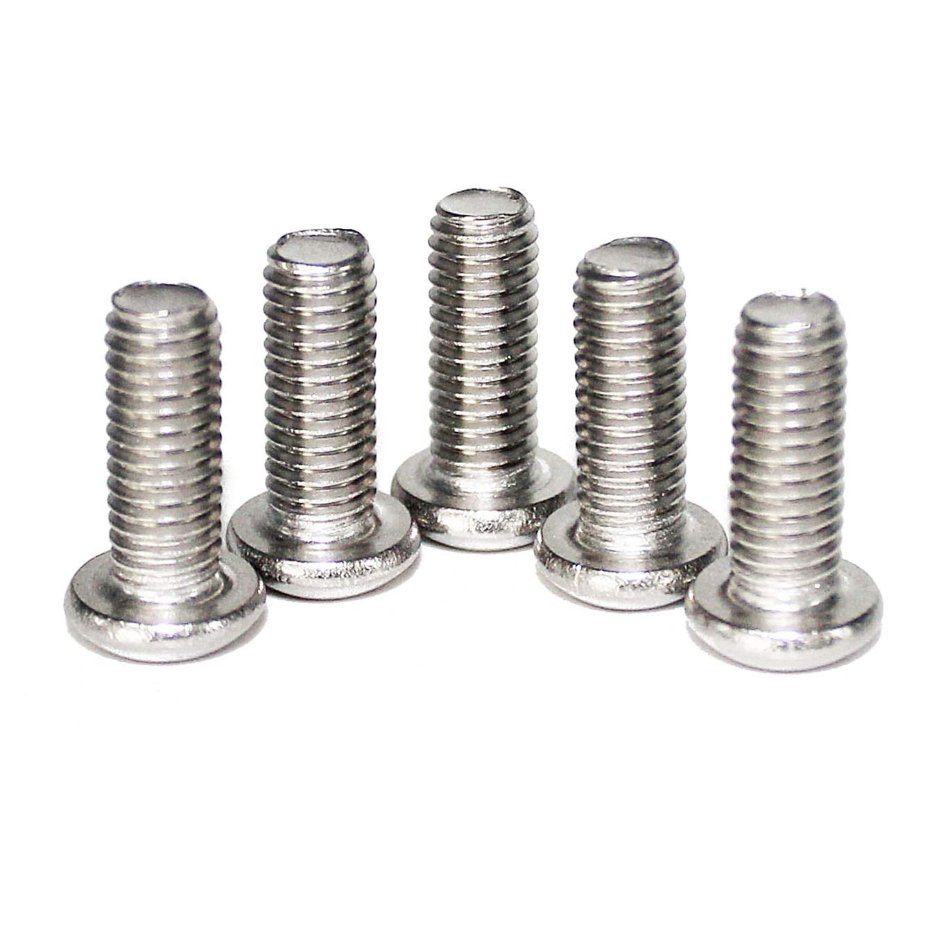 ISO 7380 Oval Metal Screws with Hexagon Socket Stainless Steel A2 M8 x 10 mm Pack of 10, 10 Stück M8 x 10