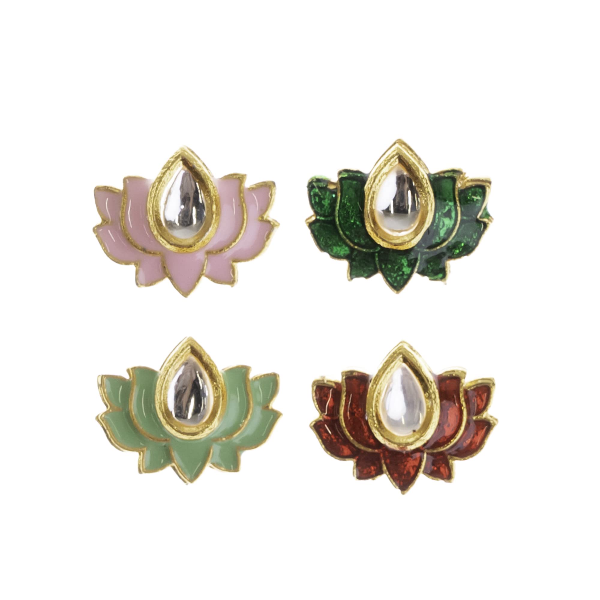SATRA TRADERS Lotus Meenakari Kundan Beads|Size:14mm|12Pcs|Blue (B0C9LZ7WJB) Amazon Price History, Amazon Price Tracker