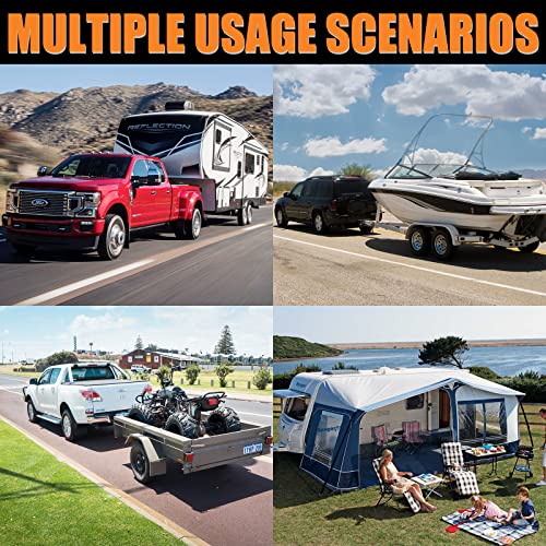 Ougist Trailer Hitch,Fits Tow Hitch 2" Receiver,6" Drop,Ball Mount Hanger(20,000 Lbs,Forged 2 And 2-5/16" Ball) #TOP6