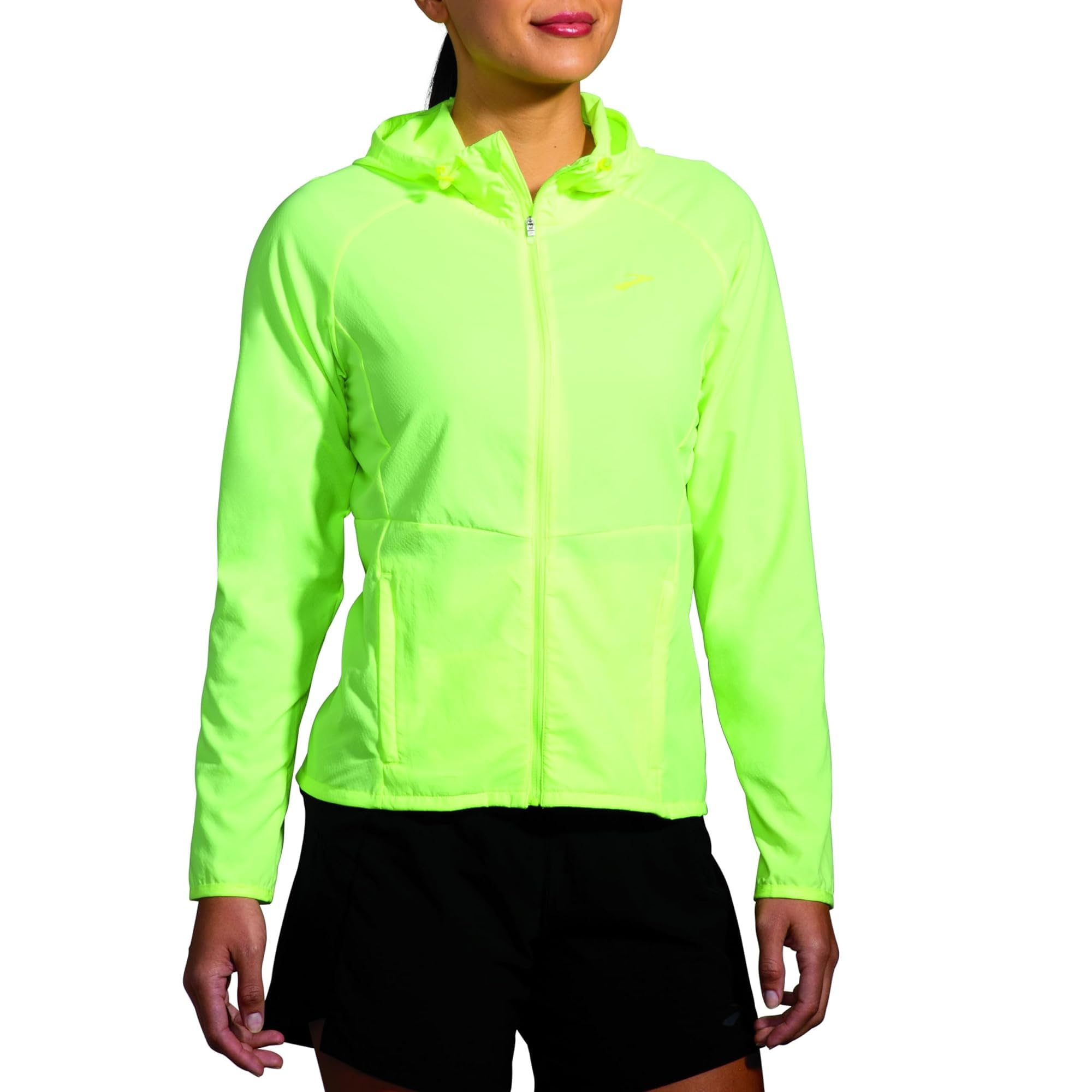 BROOKS 221521738 Canopy Jacket Jacket Women's Lt Lime Size 25