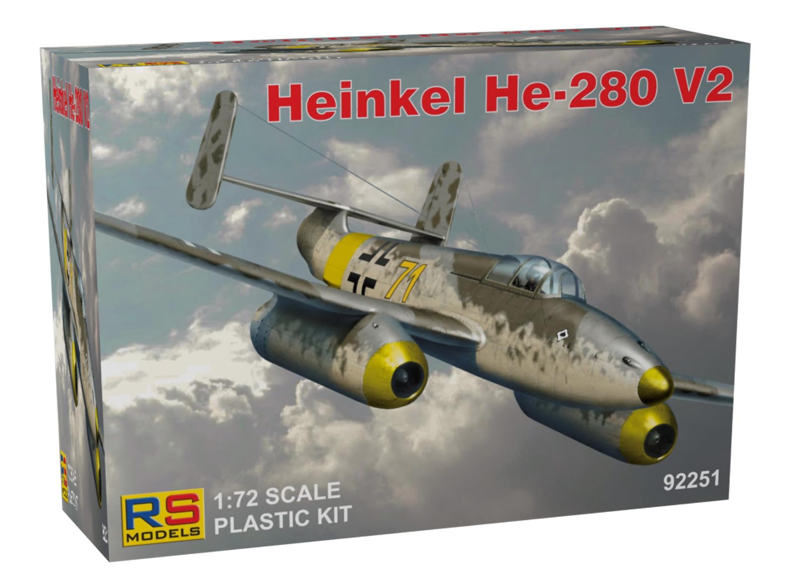 Amazon | RSモデル 1/72 ドイツ空軍 ハインケル He-280 V2 1943
