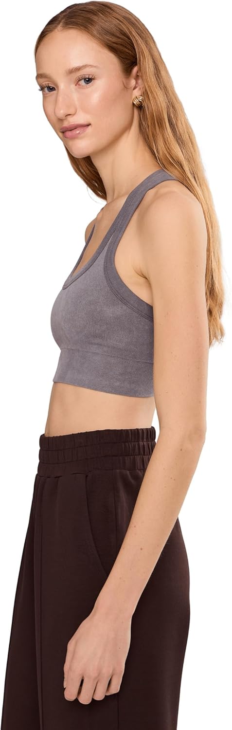 Free People, Womens, Go to Bra, Washed Driftwood, Medium/Large - Image 3